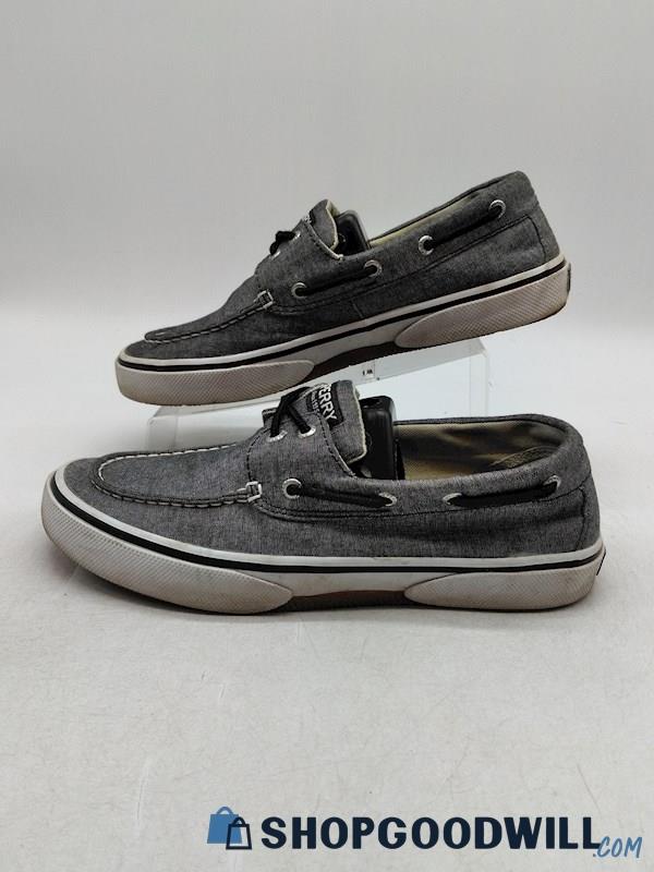 Sperry Halyard 2 Men’s Gray Boat Shoes SZ 9