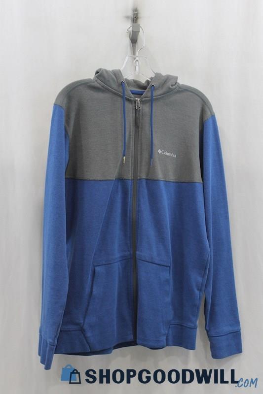 Columbia Mens Blue/Gray Basic Jacket Sz S