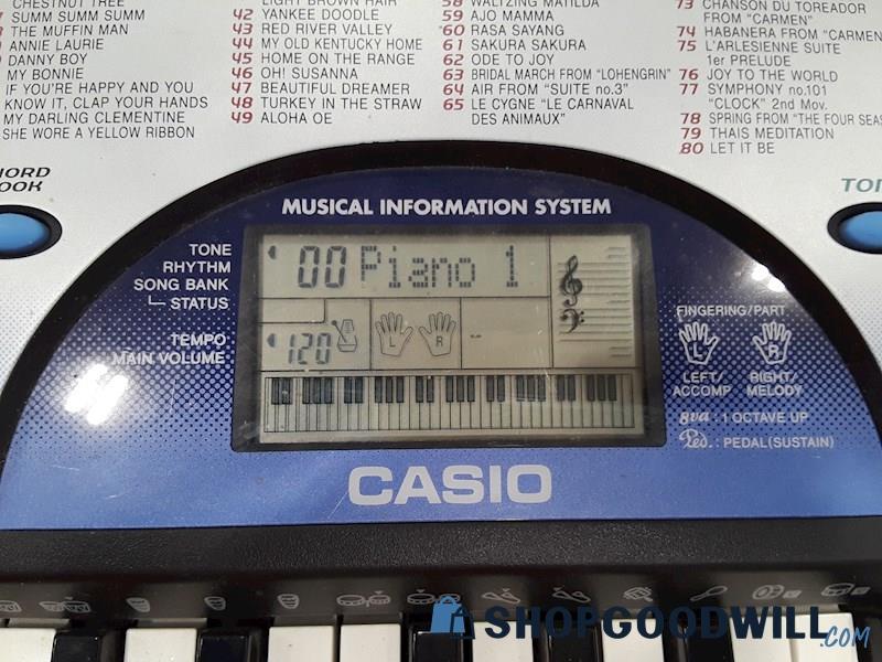 Casio CTK-471 Digital Electronic Piano Keyboard POWERS ON