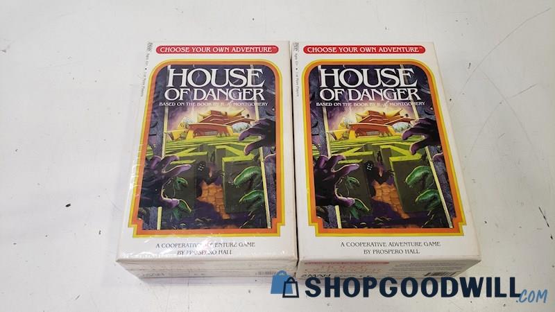 House of Danger Choose Your Own Adventure Horror Game - Open & Sealed