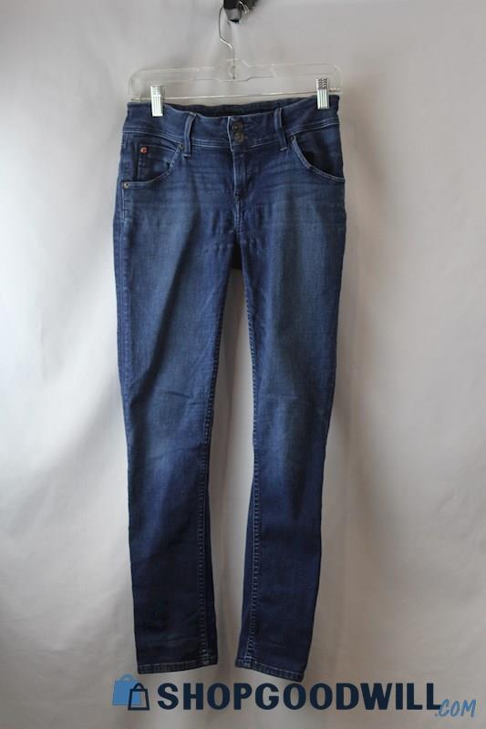 Hudson Woman's Blue Skinny Jeans sz 26