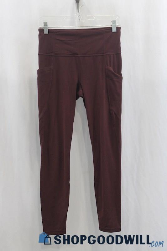 Athleta Women's Dark Red Ankle Legging Pant SZ M