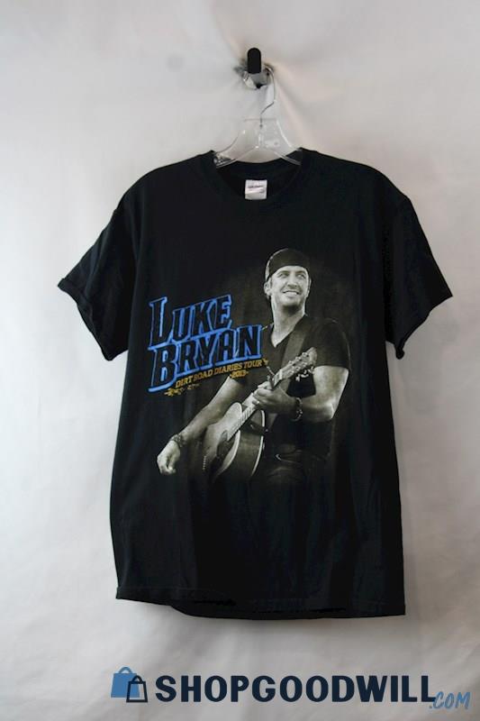 Luke Bryan Dirt Road Diaries Tour 2013 Black Concert T-Shirt SZ M