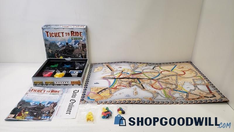 Ticket to Ride: Europe Cross-Continent Train Adventure Board Game IOB