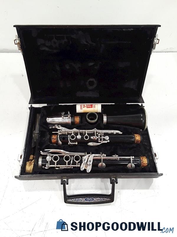 Unbranded Clarinet SN#253829 w/Noblet Mouthpiece & Case