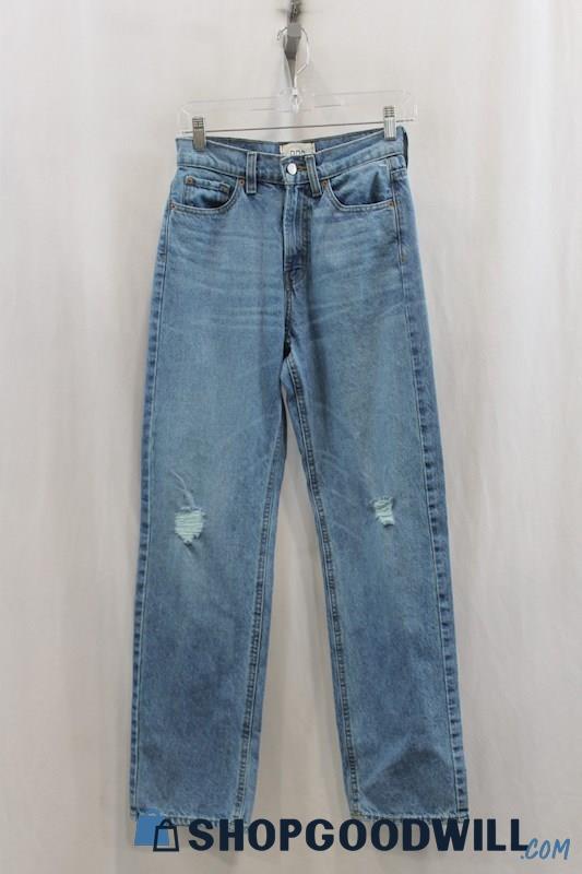 BDG Womens Blue Straight Leg Jeans Sz 26