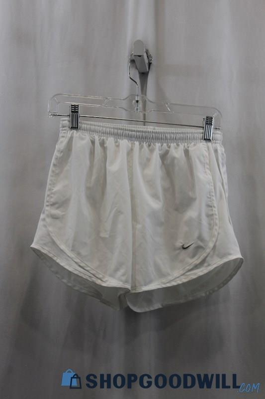 Nike Womens White Running Shorts Sz S