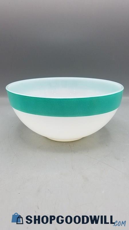 VTG Turquoise Fire King Colonial Band Mixing Bowl