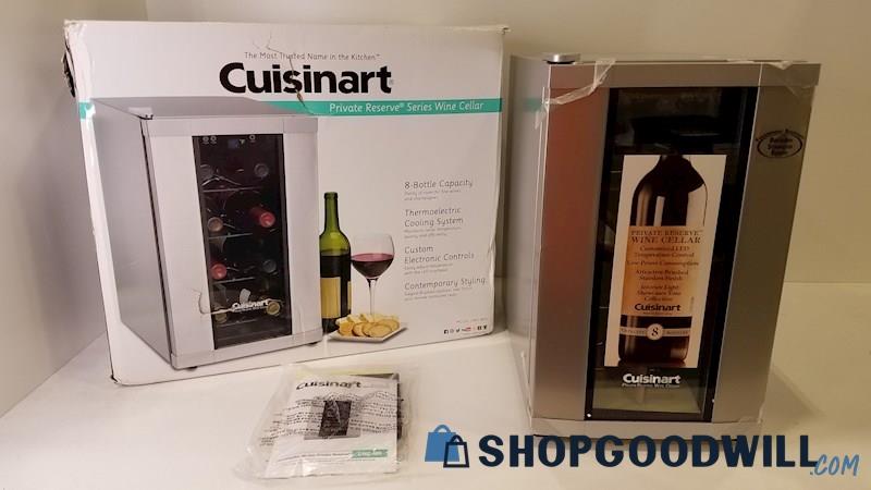 Cuisinart Wine Cellar Private Reserve Series #CWC-800 S#3617 w/Box *Pwrs On