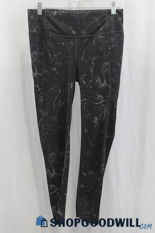 Athleta Women's Black/Gray Ankle Legging Pant SZ S