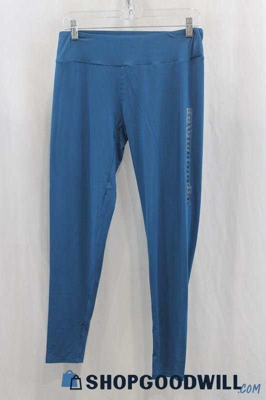 NWT Jockey Women's Blue Stretch-Knit Athletic Legging SZ M/L