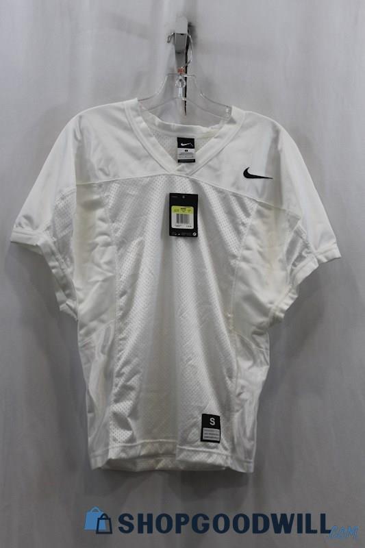 NWT Nike Men's White Football Jersey SZ S