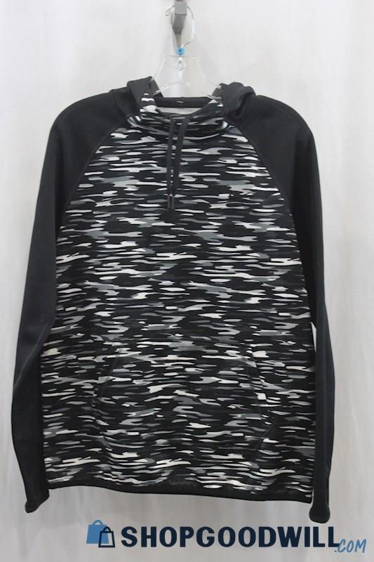 Nike Men's Black/Gray Pullover Hoodie SZ M