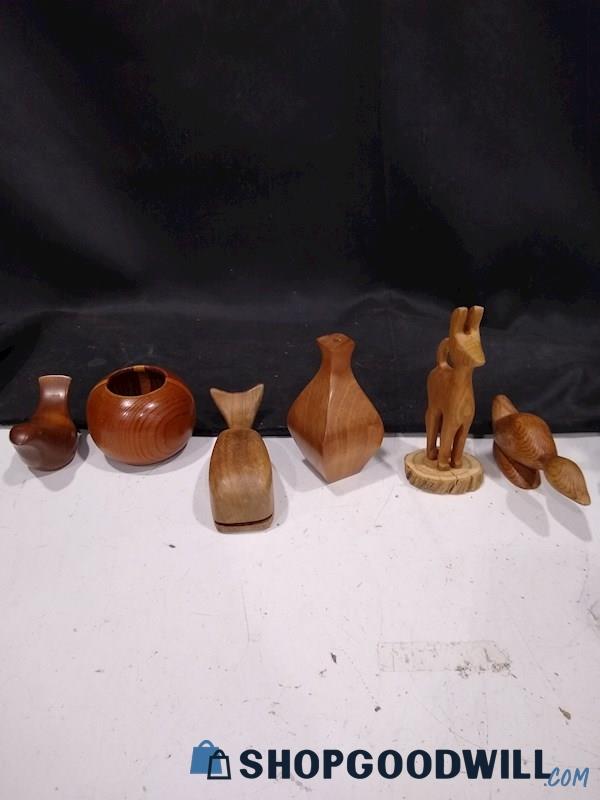 Unbranded Wooden Figurines Home Decor 