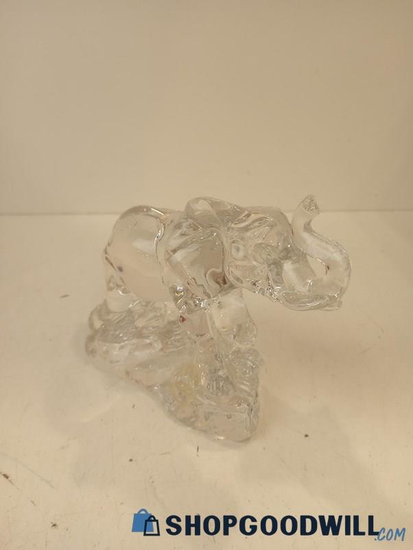 Wonders of the Wild Crystal Glass Elephant Figurine