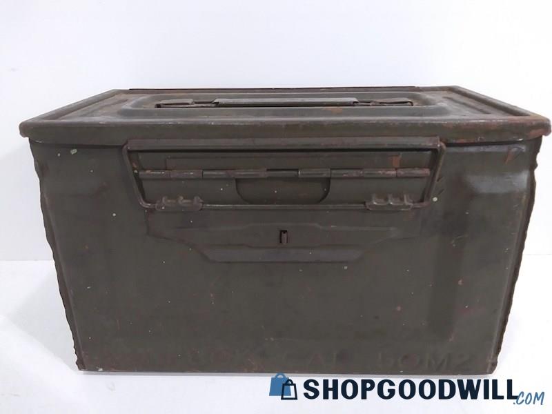 Unbranded Green Metal Ammunition Container Box