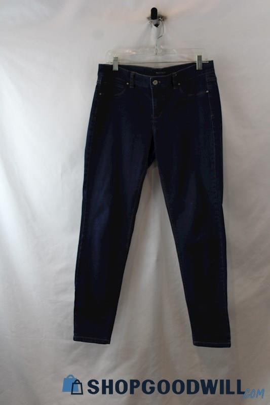 WHBM Women's Dark Blue Skinny Ankle Jean SZ M