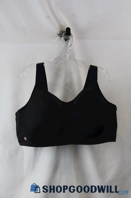 NWT Libi Women's Black High Impact Underwire Sports Bra SZ 34DDD