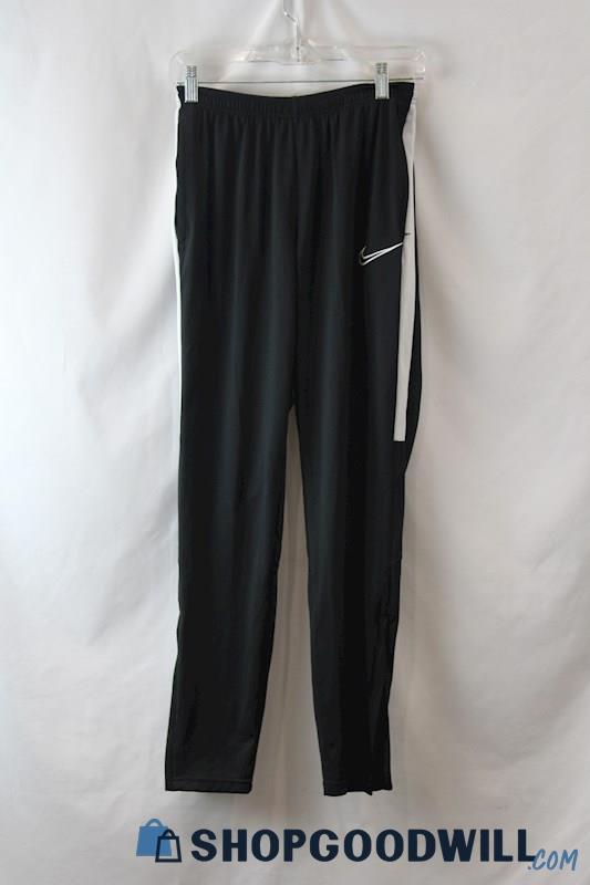 Nike Men's Black White Striped Slim Active Track Pants sz S