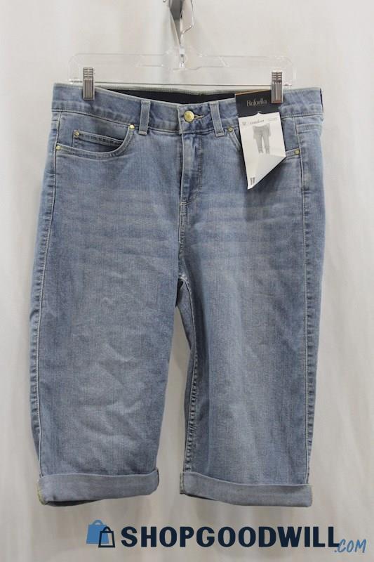 NWT Rafaella Women's Light Wash Capri Jean SZ 12