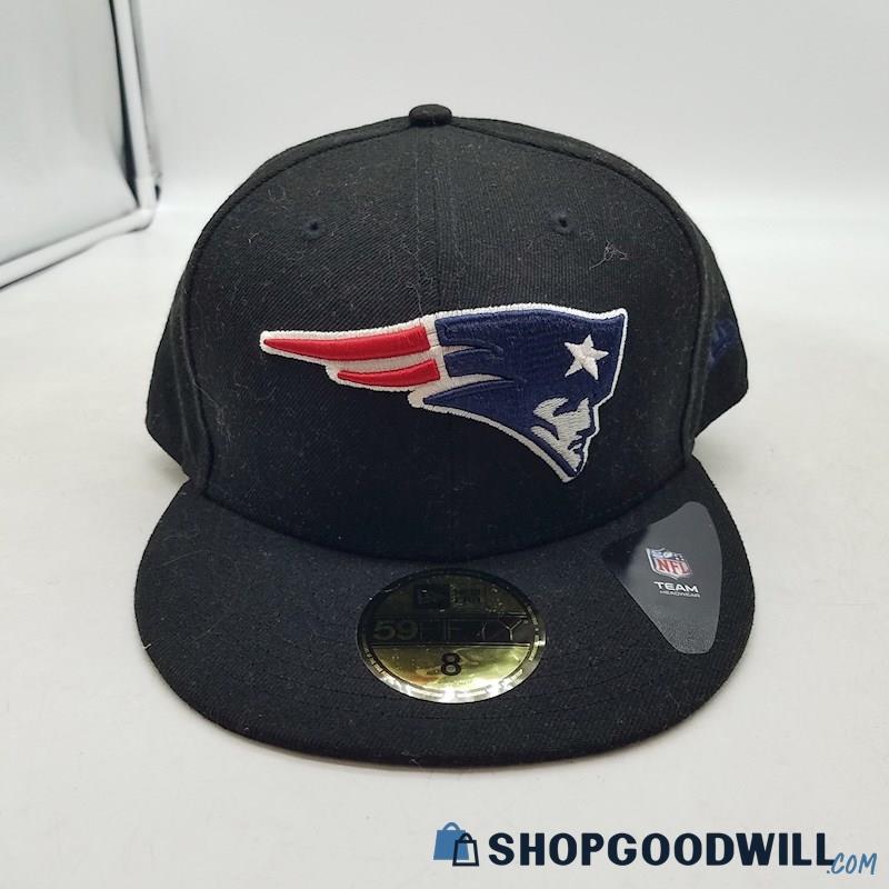 NFL New England Patriots New Era 59Fifty Team Headgear Black Fitted Hat 8