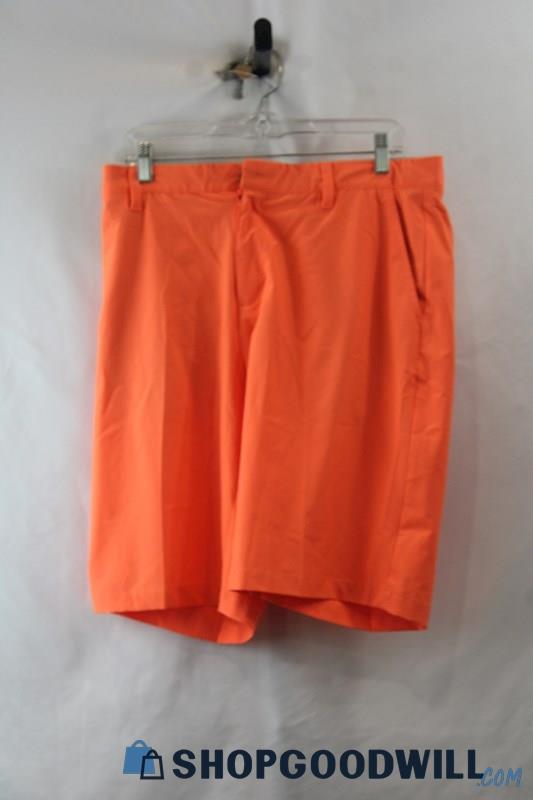 NWT Adidas Men's Orange Chino Shorts sz 36