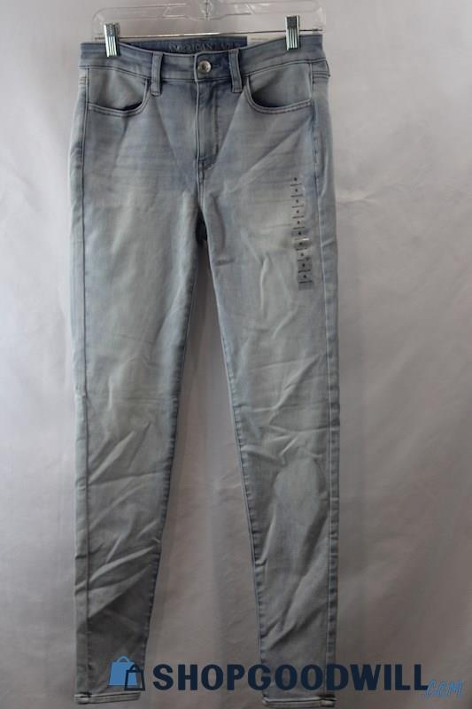 NWT American Eagle Outfitters Women's Blue High Rise Jeans sz 6