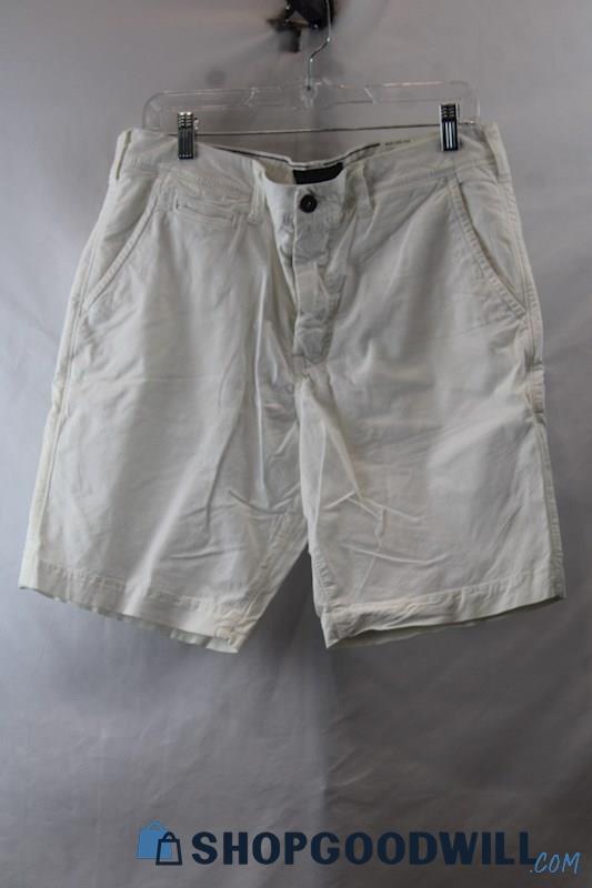 NWT American Eagle Outfitters Women's White Chino Ankle Shorts SZ 33 