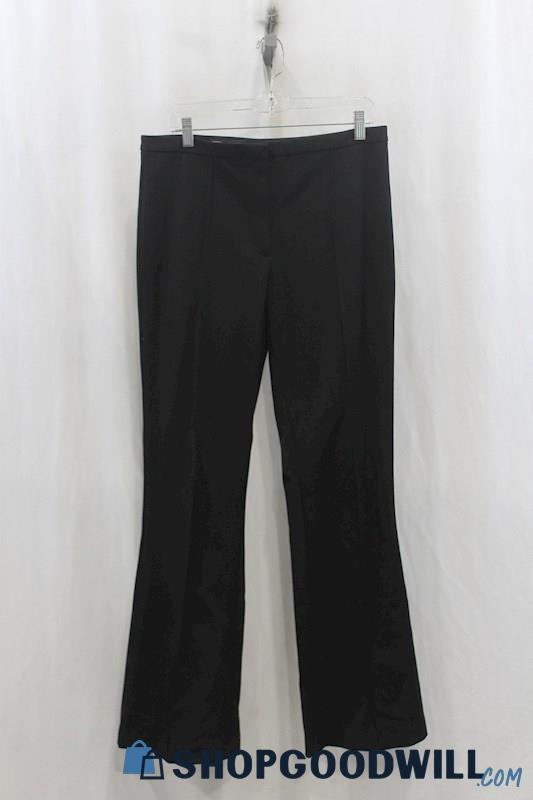 NWT Zara Womens Black Bootcut Dress Pants Sz L