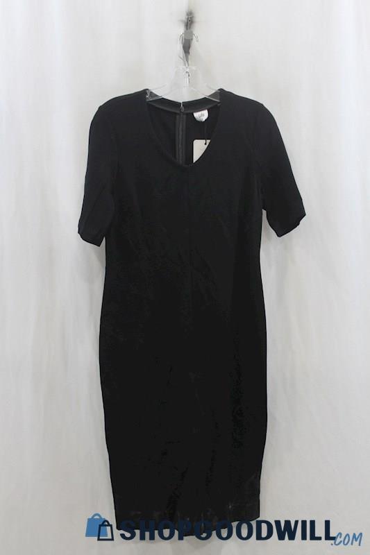 Cabi Womens Black V-Neck Bodycon Dress Sz 6