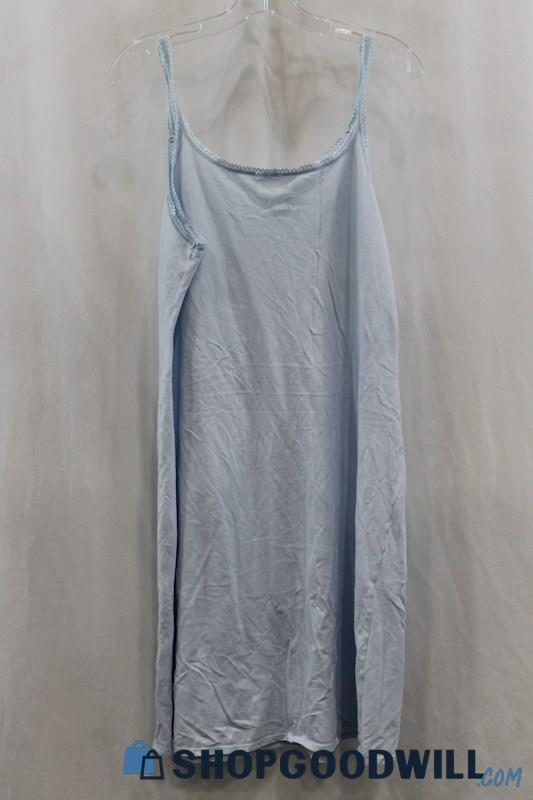 Secret Treasures Women's Baby Blue Sleep Slip Dress SZ L