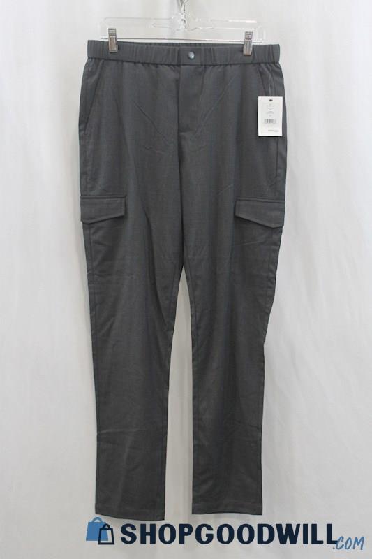 NWT DKNY Womens Gray Cargo Dress Pants Sz S