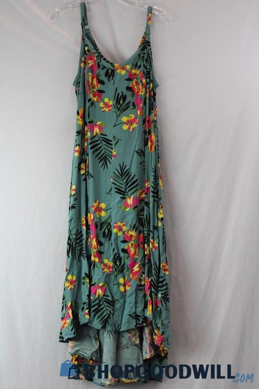 Torrid Women's Blue Floral Dress SZ 0