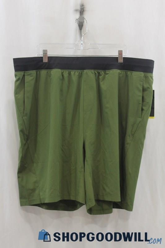 NWT Zella Women's Army Green Pull On Short SZ 2XL