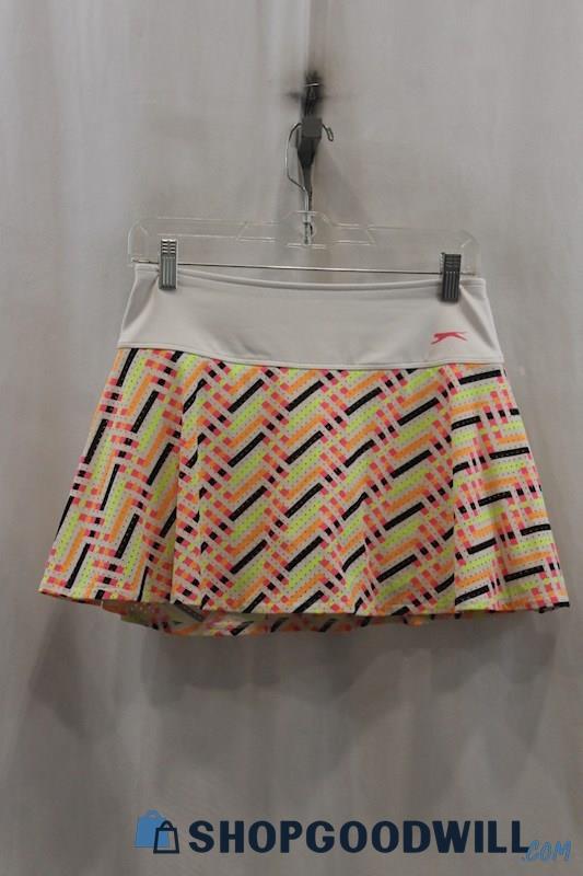 Slazenger Womens Multicolor Skater Skort Sz S