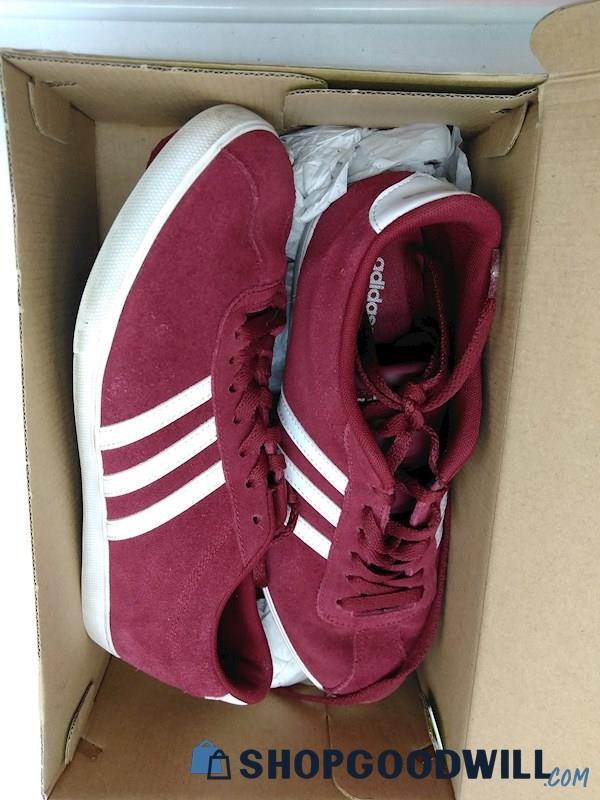 Adidas Women's Maroon  Courtset Ortholite Float Casual Sneaker SZ 11