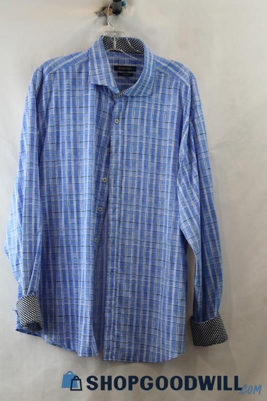 Bugatchi Men's Blue Long Sleeve sz Xl