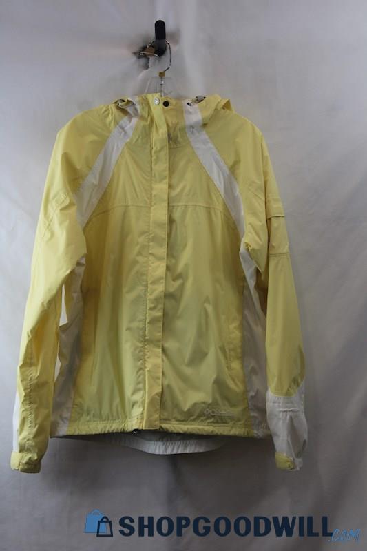 Columbia Women's Yellow Windbreaker sz XL