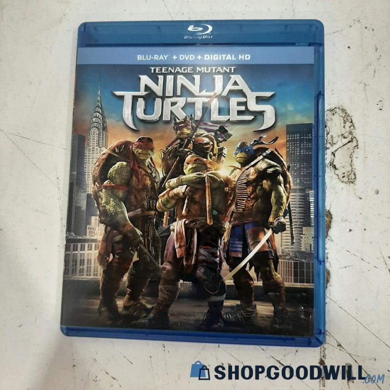 Teenage Mutant Ninja Turtles Movie Blue Ray & DVD  Disc Untested 