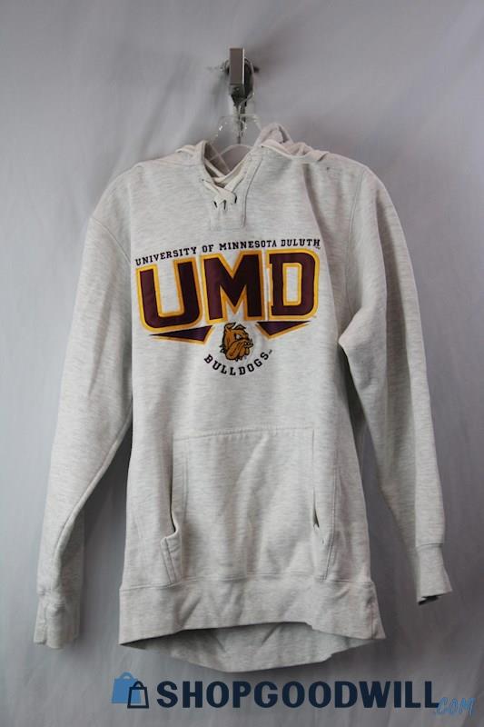 CI Sports Women's White University of MN Duluth Hoodie Sz M