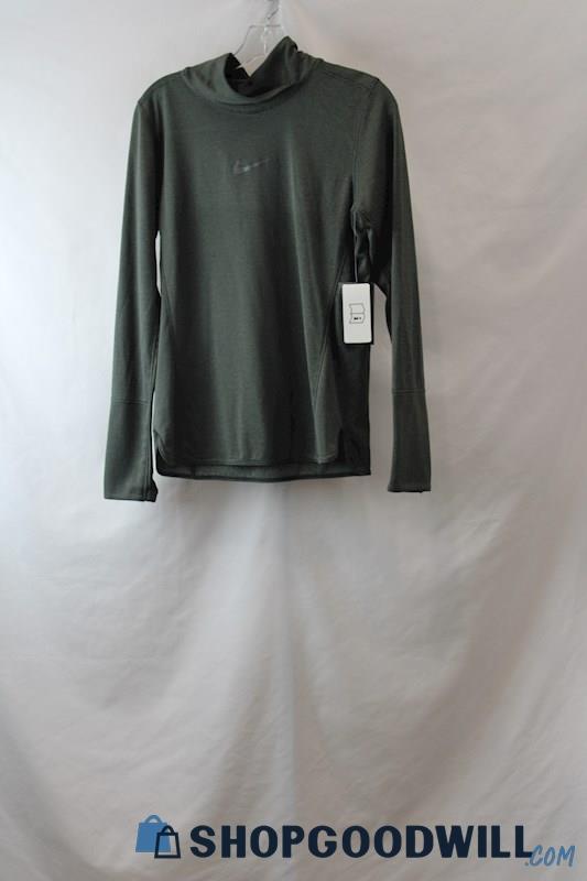 Nike Women's Green Athletic Sweater SZ M 