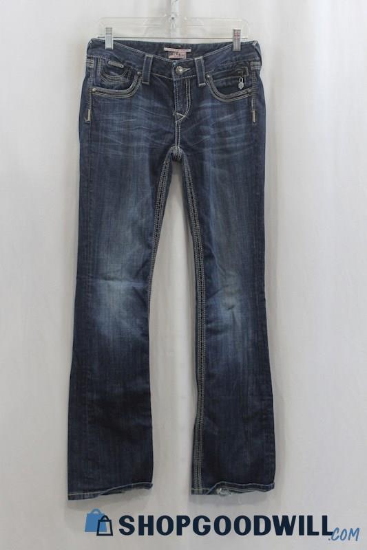 Express Women's Blue Wash Bootcut Jean SZ 6