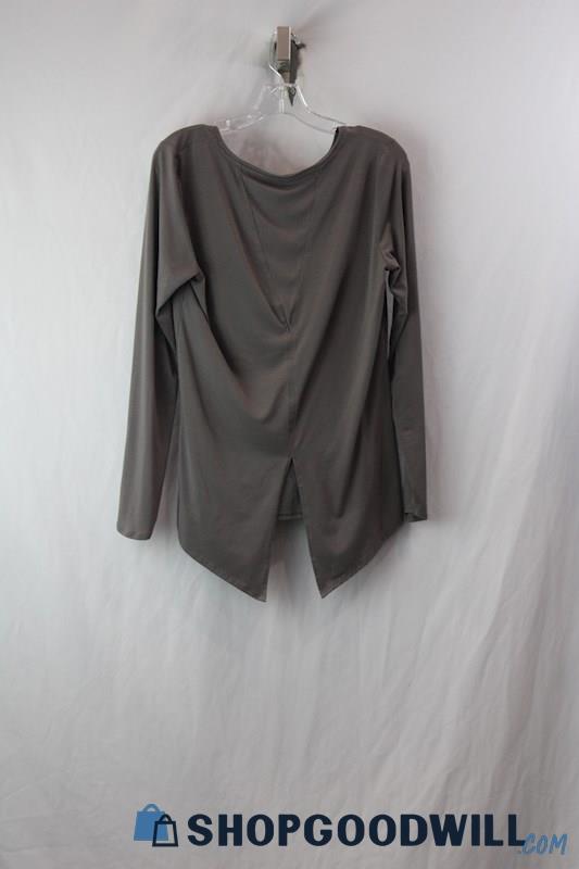 Athleta Women's Gray Long Sleeve Shirt Sz S