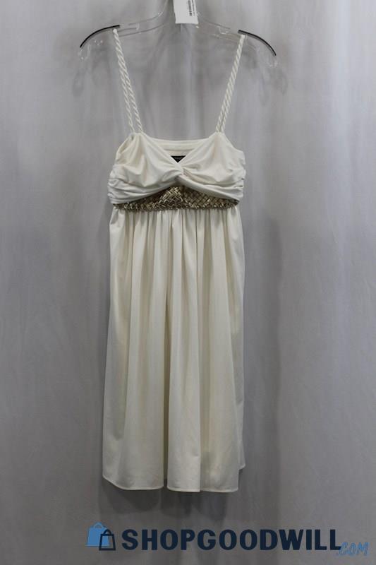 Boston Proper Women's White Sundress SZ 4