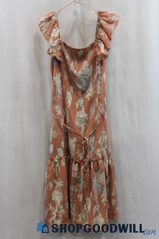 NWT Pinch Women's Dusty Pink/White Design Pattern Sundress SZ M