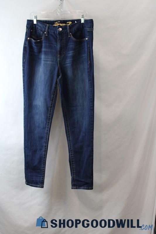 Seven 7 Women's Blue Denim Jean SZ 12