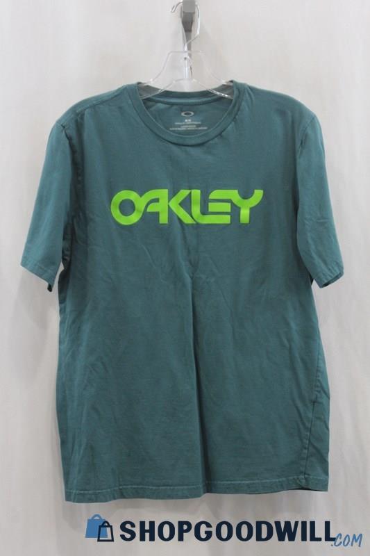 Oakley Men's Green Logo Graphic Pullover T-Shirt SZ M