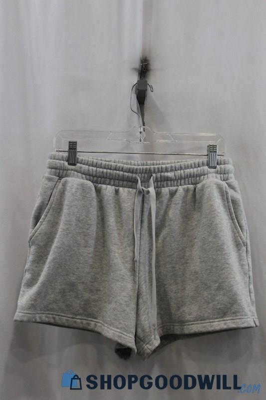 Fabletics Womens Heather Gray Sweat Shorts Sz L