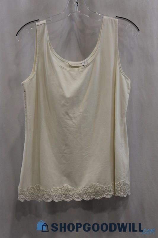 Chico's Women's White Tank Shirt SZ 2