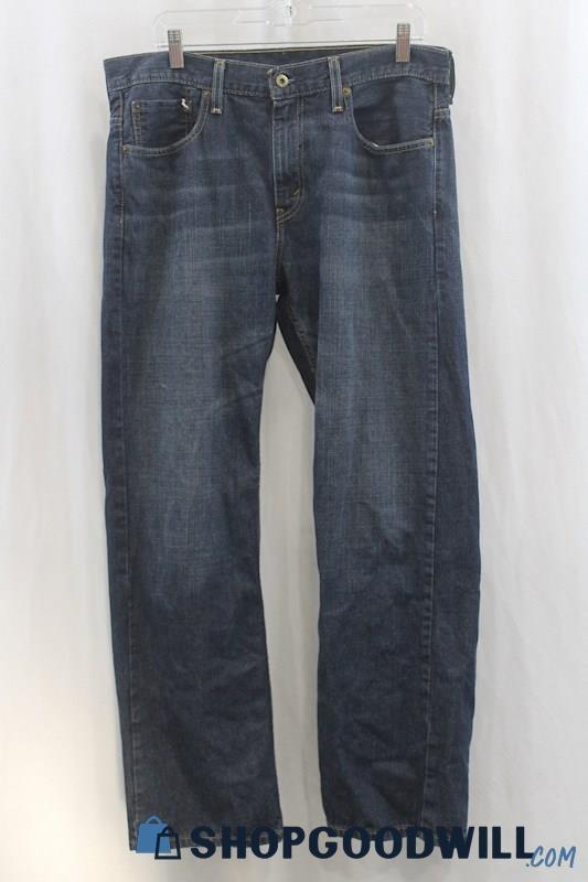 Levi's Men's 569 Dark Blue Wash Loose Straight Leg Jean SZ 32x32